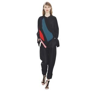 Issa London Silk Blend Pleated Blouse